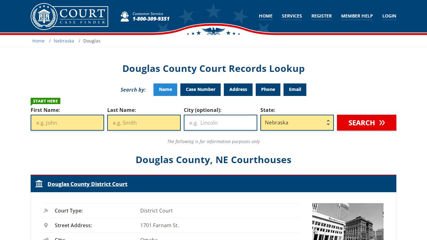 Douglas County Court Records | NE Case Lookup